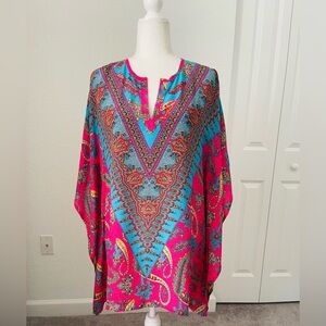 NWT Tolani 100% Silk Tunic Size S